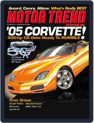 MotorTrend March 7th, 2003 Digital Back Issue Cover