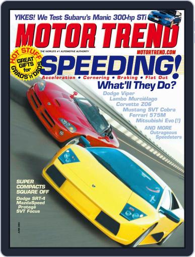 MotorTrend May 9th, 2003 Digital Back Issue Cover