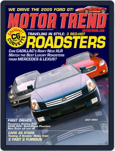 MotorTrend June 3rd, 2003 Digital Back Issue Cover