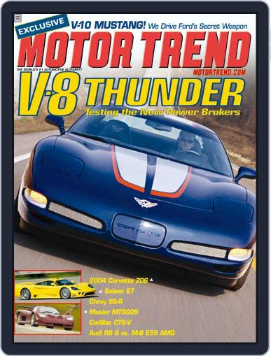MotorTrend August 5th, 2003 Digital Back Issue Cover