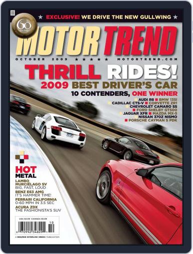 MotorTrend September 1st, 2009 Digital Back Issue Cover