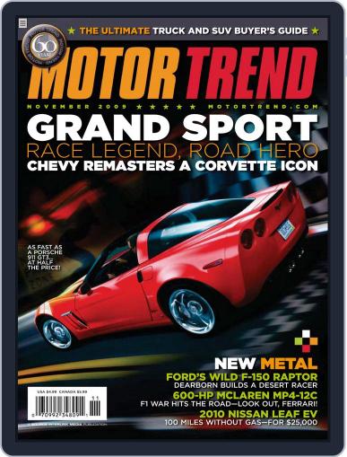 MotorTrend October 6th, 2009 Digital Back Issue Cover