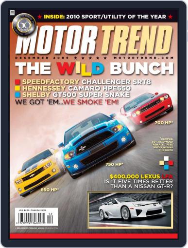 MotorTrend November 3rd, 2009 Digital Back Issue Cover