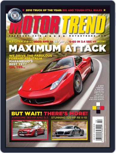 MotorTrend January 5th, 2010 Digital Back Issue Cover
