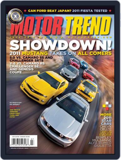 MotorTrend June 8th, 2010 Digital Back Issue Cover
