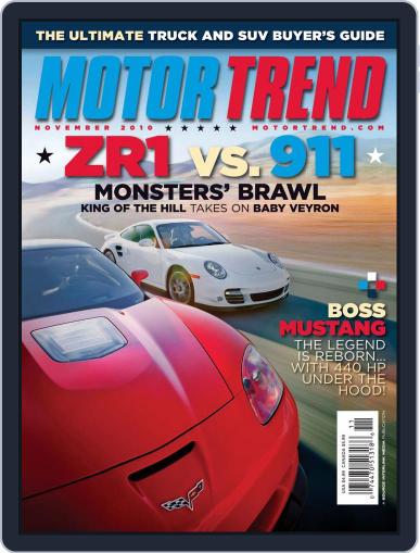 MotorTrend October 12th, 2010 Digital Back Issue Cover