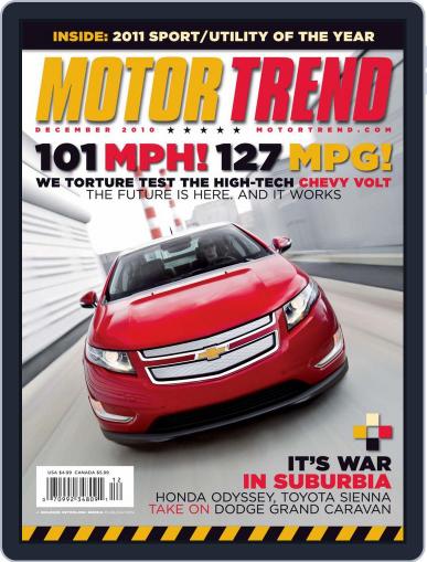 MotorTrend November 9th, 2010 Digital Back Issue Cover