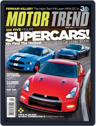 MotorTrend March 11th, 2011 Digital Back Issue Cover