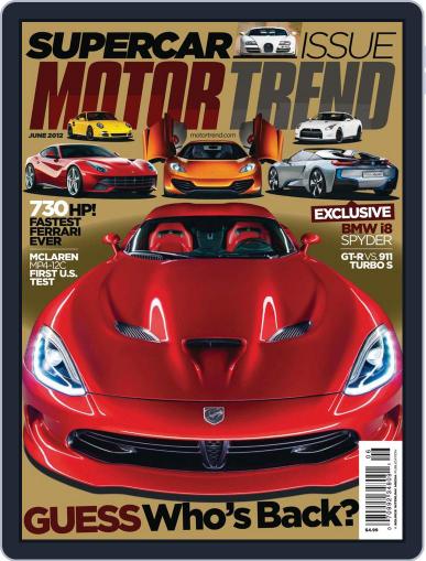 MotorTrend April 24th, 2012 Digital Back Issue Cover