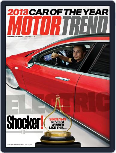 MotorTrend November 27th, 2012 Digital Back Issue Cover