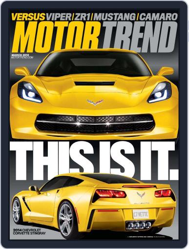 MotorTrend January 29th, 2013 Digital Back Issue Cover