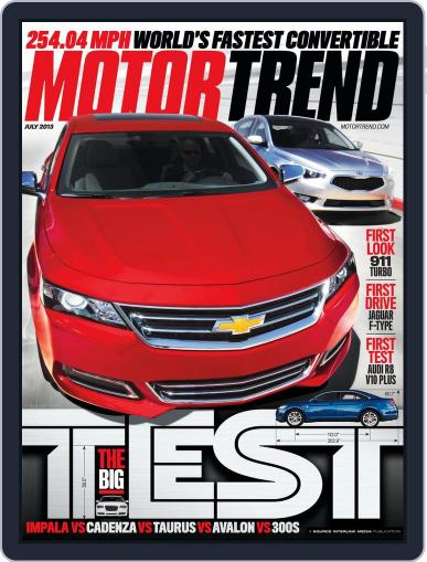 MotorTrend May 28th, 2013 Digital Back Issue Cover