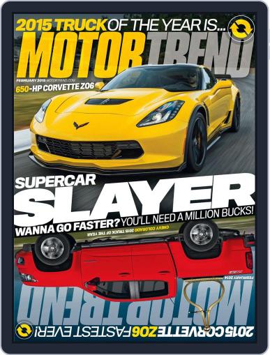 MotorTrend February 1st, 2015 Digital Back Issue Cover