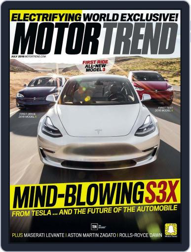 MotorTrend July 1st, 2016 Digital Back Issue Cover