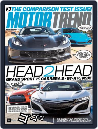 MotorTrend December 1st, 2016 Digital Back Issue Cover