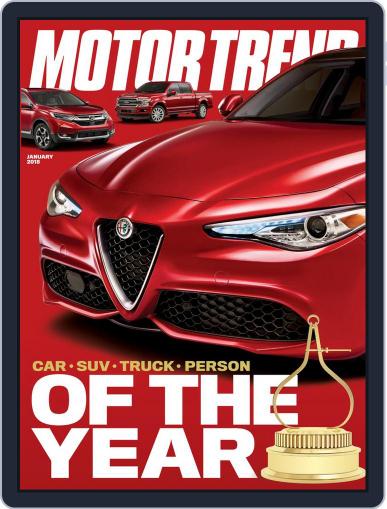 MotorTrend January 1st, 2018 Digital Back Issue Cover