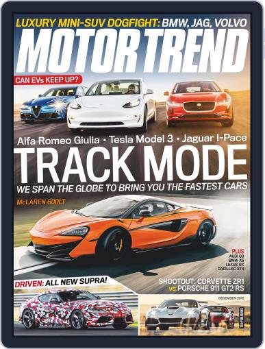 MotorTrend December 1st, 2018 Digital Back Issue Cover