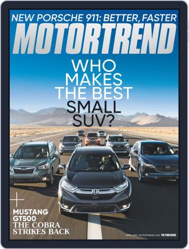 MotorTrend April 1st, 2019 Digital Back Issue Cover