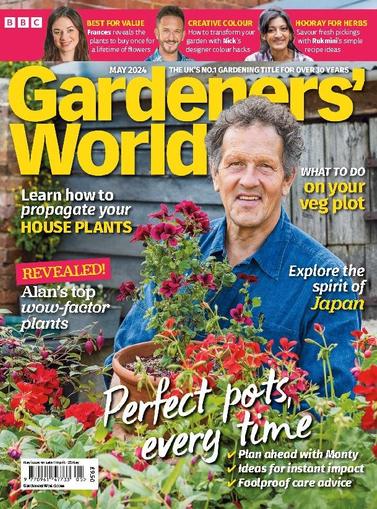 BBC Gardeners' World May 1st, 2024 Digital Back Issue Cover