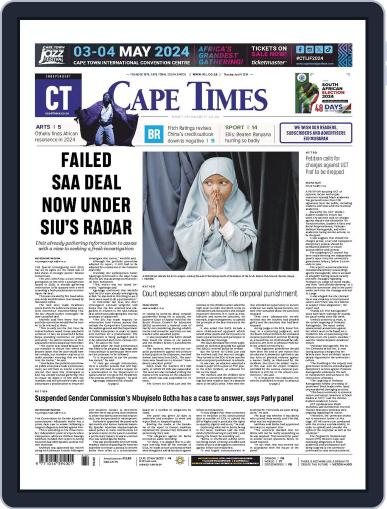 Cape Times April 11th, 2024 Digital Back Issue Cover