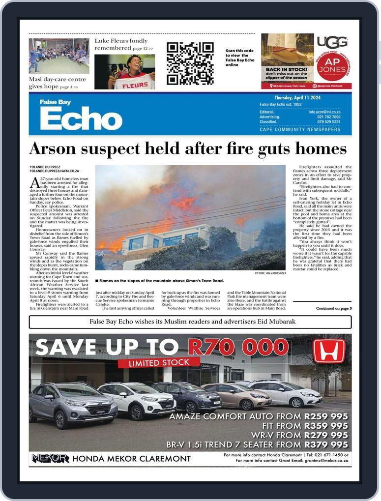 False Bay Echo (Digital) Subscription