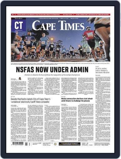 Cape Times April 12th, 2024 Digital Back Issue Cover