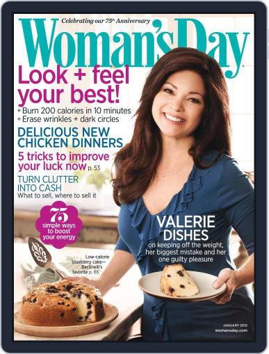 Woman's Day December 20th, 2011 Digital Back Issue Cover