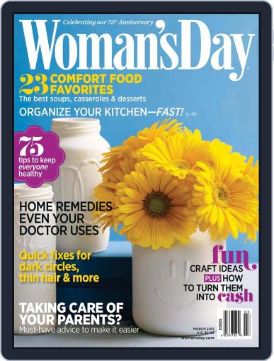 Woman's Day February 9th, 2012 Digital Back Issue Cover