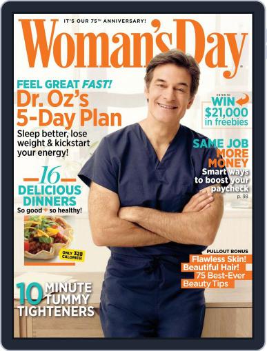 Woman's Day April 10th, 2012 Digital Back Issue Cover