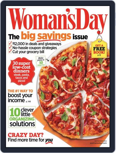 Woman's Day August 14th, 2012 Digital Back Issue Cover
