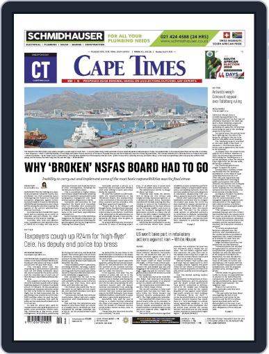 Cape Times April 15th, 2024 Digital Back Issue Cover