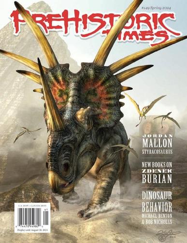 Prehistoric Times April 10th, 2024 Digital Back Issue Cover
