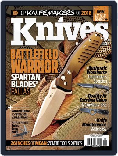 Knives Illustrated March 1st, 2016 Digital Back Issue Cover
