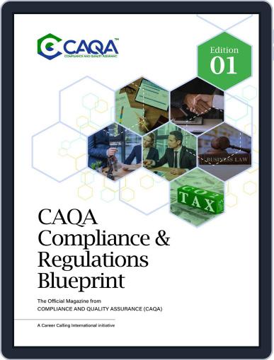 CAQA Compliance & Regulations Blueprint Digital Back Issue Cover