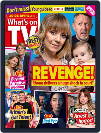 What's on TV April 20th, 2024 Digital Back Issue Cover