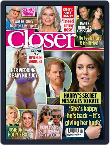 Closer April 20th, 2024 Digital Back Issue Cover