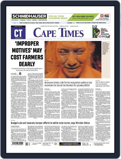 Cape Times January 1st, 1970 Digital Back Issue Cover