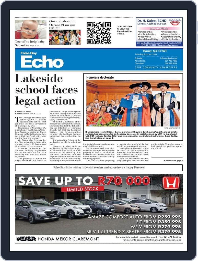 False Bay Echo (Digital) Subscription