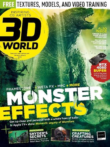 3D World June 1st, 2024 Digital Back Issue Cover