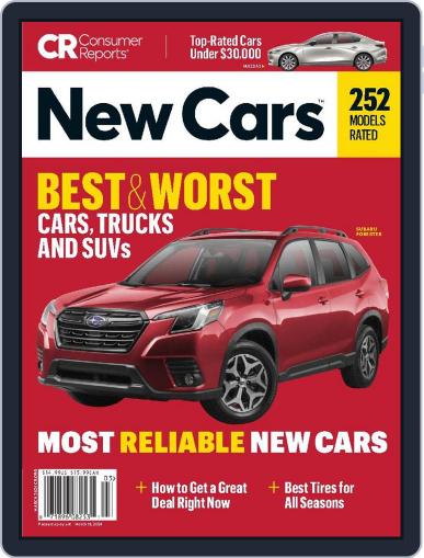 Consumer Reports New Cars March 1st, 2024 Digital Back Issue Cover
