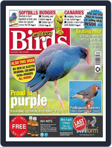 Cage & Aviary Birds April 24th, 2024 Digital Back Issue Cover