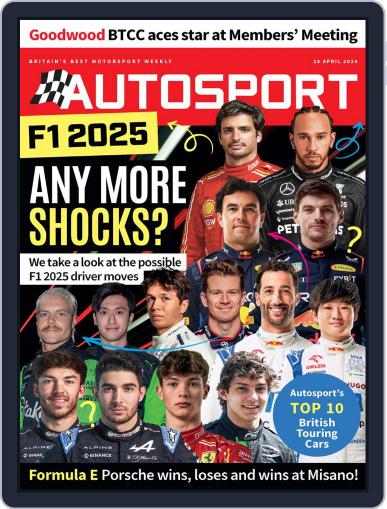 Autosport April 18th, 2024 Digital Back Issue Cover
