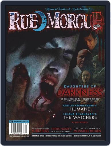 RUE MORGUE May 1st, 2024 Digital Back Issue Cover