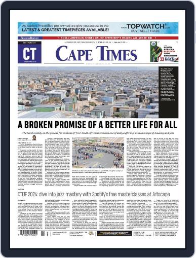 Cape Times April 26th, 2024 Digital Back Issue Cover