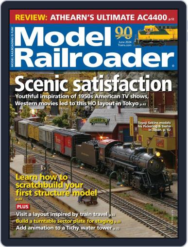 Model Railroader June 1st, 2024 Digital Back Issue Cover
