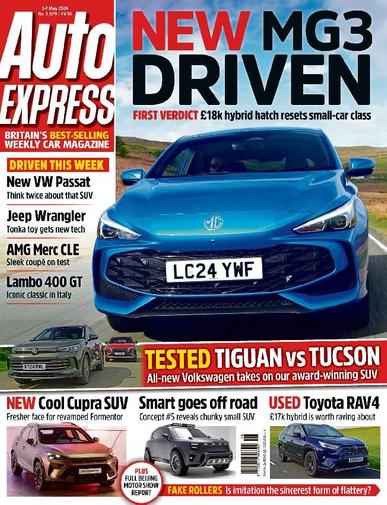 Auto Express May 1st, 2024 Digital Back Issue Cover
