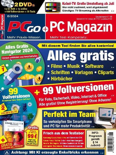 PC Magazin/PCgo June 1st, 2024 Digital Back Issue Cover