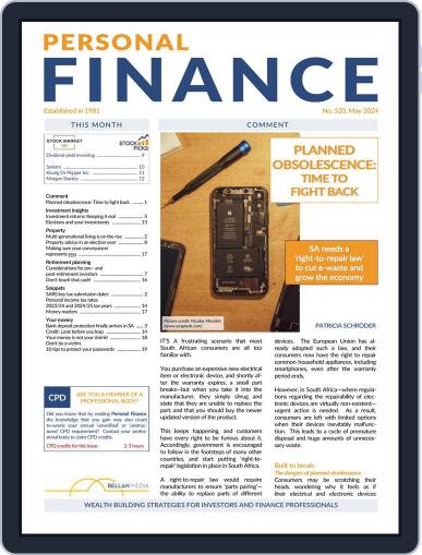 Personal Finance Digital Back Issue Cover