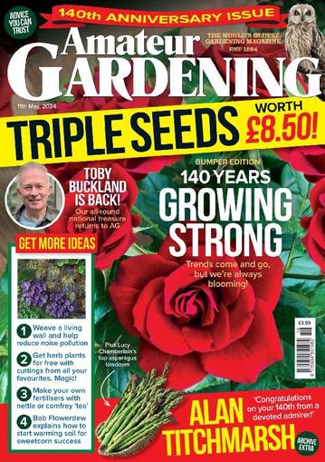 Amateur Gardening May 11th, 2024 Digital Back Issue Cover