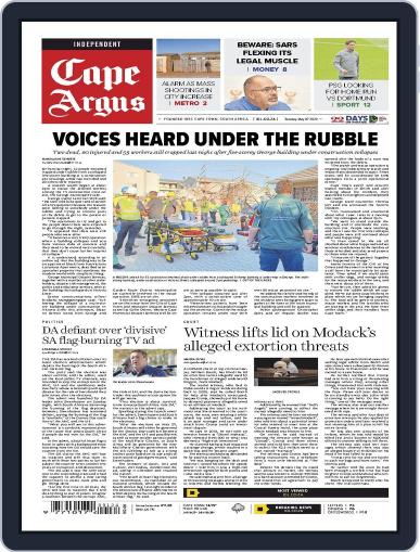 Cape Argus May 7th, 2024 Digital Back Issue Cover